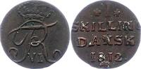 Norwegen 1 Skilling Frederik VI. 1808-1814. -