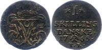 Norwegen Skilling Frederik V. 1746-1766.. -