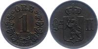 Norwegen 1 Öre 1 Unter schwedischer Regierung 1814-1905. -