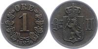 Norwegen 1 Öre 1 Unter schwedischer Regierung 1814-1905. -