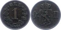 Norwegen 1 Öre 1 Unter schwedischer Regierung 1814-1905. -