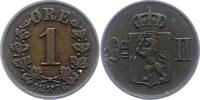 Norwegen 1 Öre 1 Unter schwedischer Regierung 1814-1905. -