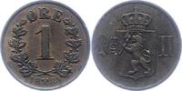Norwegen 1 Öre 1 Unter schwedischer Regierung 1814-1905. -