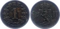 Norwegen 1 Öre 1 Unter schwedischer Regierung 1814-1905. -