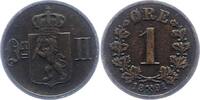 Norwegen 1 Öre 1 Unter schwedischer Regierung 1814-1905. -