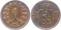 Norwegen 1 Öre 1 Unter schwedischer Regierung 1814-1905. -