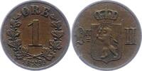 Norwegen 1 Öre 1 Unter schwedischer Regierung 1814-1905. -