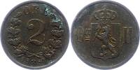 Norwegen 2 Öre 1 Unter schwedischer Regierung 1814-1905. -