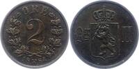 Norwegen 2 Öre 1 Unter schwedischer Regierung 1814-1905. -
