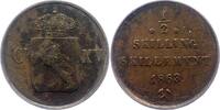 Norwegen 1/2 Skilling Unter schwedischer Regierung 1814-1905. -