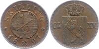 Norwegen 1/2 Skilling Unter schwedischer Regierung 1814-1905. -