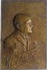 Wien, Stadt Einseitige Bronzeplakette -