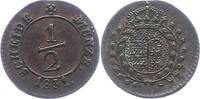 Württemberg 1/2 Kreuzer Wilhelm I. 1816-1864. -