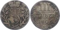 Jülich-Berg 3 Stüber 1 Joachim 1806-1808. -