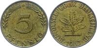 Münzen der Bundesrepublik Deutschland 5 Pfennig Mark 1945-2001. -