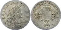 Brandenburg-Preußen 6 Gröscher 1 Friedrich I. 1701-1713. -
