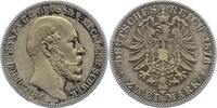 Mecklenburg-Schwerin 2 Mark Friedrich Franz II. 1842-1883. -