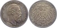Hessen 5 Mark Ludwig IV. 1877-1892. -