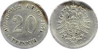 Kleinmünzen 20 Pfennig -