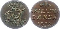 Norwegen 1 Skilling Frederik VI. 1808-1814. -