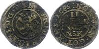 Norwegen 2 Skilling Friedrich III. 1648-1670. -