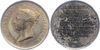 Großbritannien Versilberte Bronzemedaille Victoria 1837-1901. -
