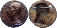 Italien-Florenz Einseitige Bronzegussmedaille Republik 1189-1531. -