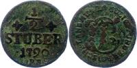 Jülich-Berg 1/2 Stüber Karl Theodor 1742-1799. -