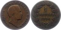 Baden-Durlach Kreuzer 1856 Friedrich I. 1852-1907. Schön