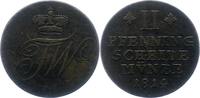 Braunschweig-Wolfenbüttel 2 Pfenning 1814 FR Friedrich Wilhelm 1806-1815... 9,00 EUR Differenzbesteuert nach §25a UStG zzgl. 5,00 EUR Versand