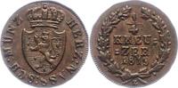 Nassau 1/4 Kreuzer Wilhelm 1816-1839. -