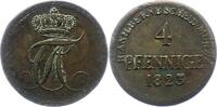 Anhalt-Bernburg 4 Pfennig Alexius Friedrich Christian 1796-1834. -