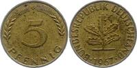 Münzen der Bundesrepublik Deutschland 5 Pfennig Mark 1945-2001. -