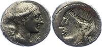 Republik Denar Anonyme Silbermünzen 280 - 225 v. Chr.. -
