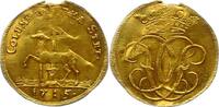 Stolberg-Stolberg 1/2 Dukat Gold Jost Christian, allein 1704-1739. -