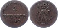 Anhalt-Bernburg 4 Pfennig Alexius Friedrich Christian 1796-1834. -