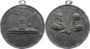 Reformation Dresden. Zinngussmedaille 300-Jahrfeier der Reformation in der Sachsen 1839. -