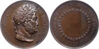 Frankreich Bronzemedaille Louis Philipp 1830-1848. -