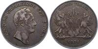 Baden-Durlach Kronentaler 1831 Leopold 1830-1852. Schöne Patina. Sehr schön