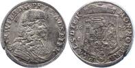 Anhalt-Zerbst 2/3 Taler Carl Wilhelm 1667-1718. -