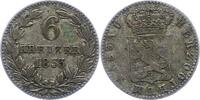 Nassau 6 Kreuzer Wilhelm 1816-1839. -