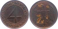 Weimarer Republik 4 Reichspfennig -