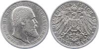 Württemberg 2 Mark Wilhelm II. 1891-1918. -