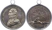 Sachsen-Albertinische Linie Tragbare Silbermedaille Friedrich August I. 1806-1827. -