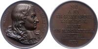 Personenmedaillen Bronzemedaille Mezeray, Francois Eudes de 1610-1683. -