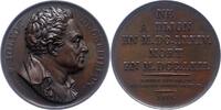 Personenmedaillen Bronzemedaille Crebillon, Jolyot. 1674-1762, Französischer Dramatiker. -