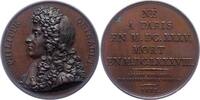 Personenmedaillen Bronzemedaille Quinault, Phiippe 1635-1688, Dramatiker und Liberalist. -