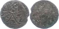 Schweiz-Chur, Bistum Einseitiger 2 Pfennig Joseph Benedikt von Rost 1728-1754. -