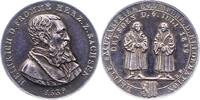 Reformation Dresden. Silbermedaille 300-Jahrfeier der Reformation in der Sachsen 1839. -