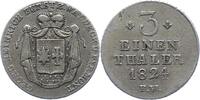 Waldeck 1/3 Taler Georg Heinrich 1813-1845. -